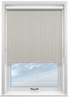Emily Bond Oscar Stripe, Smoke - Roller Blind